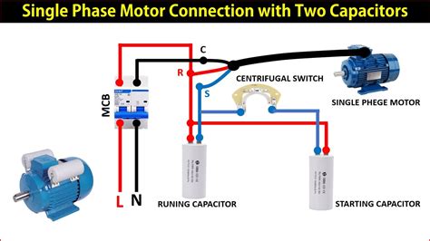 how to mount electric motor capacitors in a pvc box|running capacitor for electric motor.